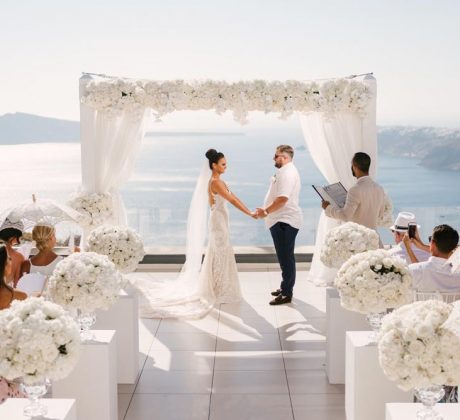 Santorini Wedding Photos - Lacee & Paul