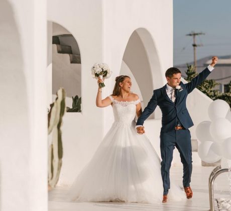 Santorini Wedding Photos - Chloe & Jack