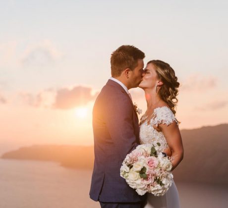 Santorini Wedding Photos - Lydia & Michael